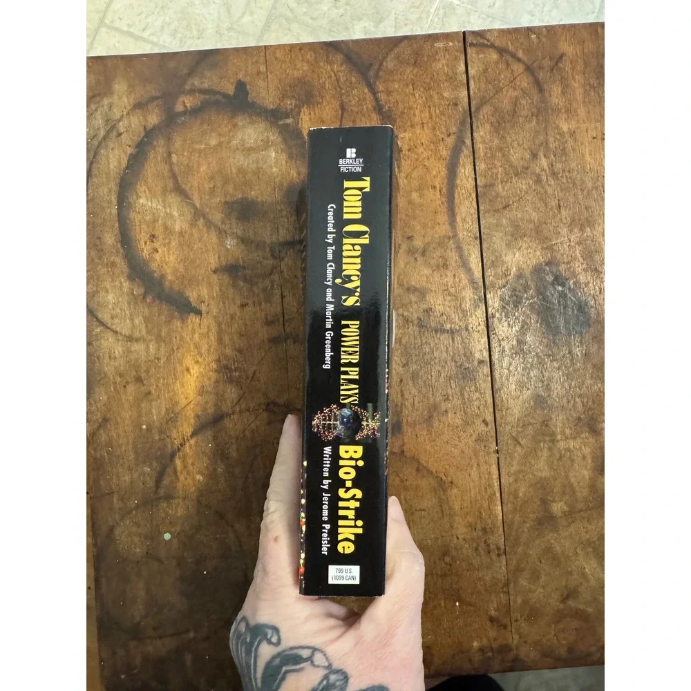 Tom Clancy Power Plays Bio-Strike Paperback Novel 1st Printing 2000 Berkley